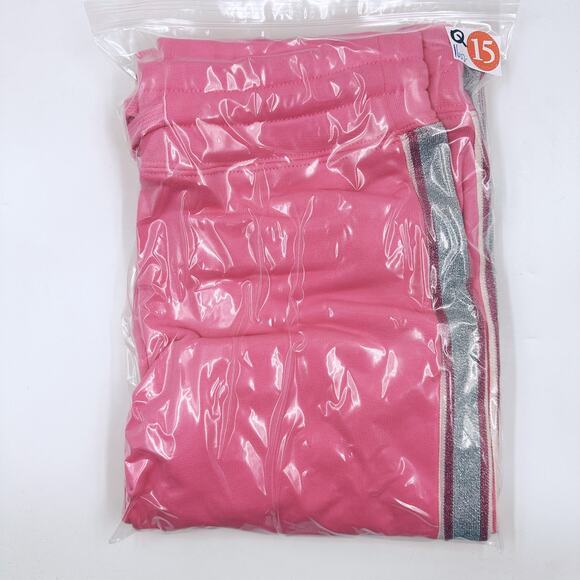 DEREK LAM 10 Crosby Sera Track Flush Pink Silver Stripe Sweatpants TR1111BCT XS - Picture 9 of 9